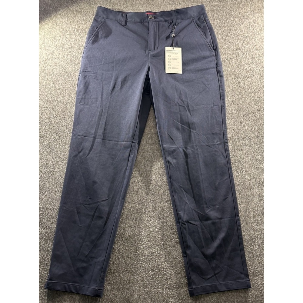 Collars & Co Maverick Navy Blue Performance Tech Pants Mens 32x28
